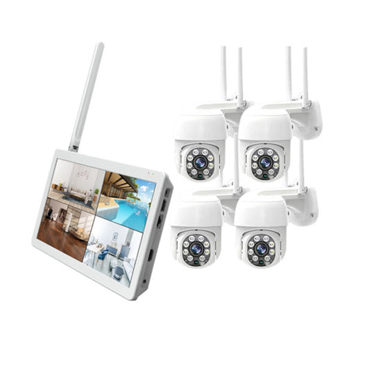 Anileja 4 channel wireless camera SX - 9009 cctv kit
