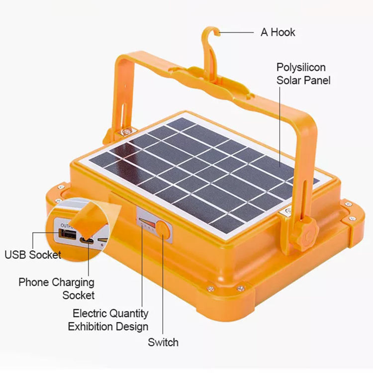 Ceedee 2in1 50w solar floodlight