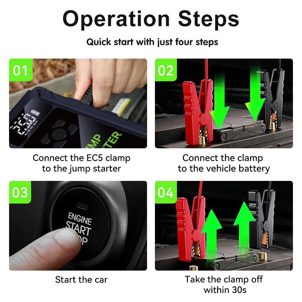 K09 jump starter heavy duty