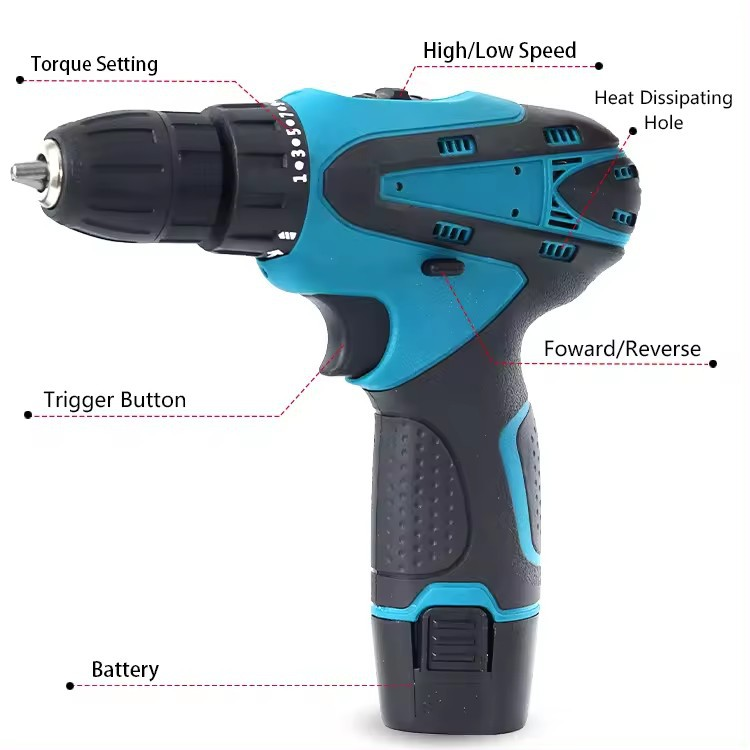 12v lithium drill set