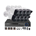 8 channel full HD kit color VU cctv kit