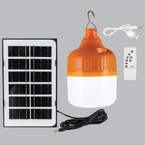 Rainbow solar rechargeable light lamp 80w