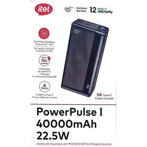 40 000mah itel power bank