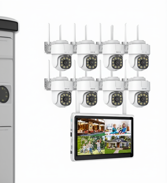 Anileja 8 channel wireless camera