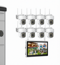Anileja 8 channel wireless camera cctv kit
