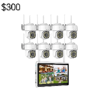 Anileja 8 channel wireless camera