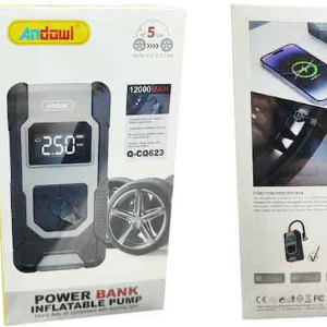 CQ623 andowl 12v air compressor jump starter