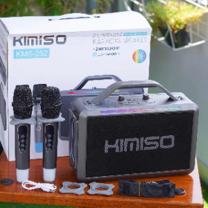 Kimiso portable karaoke speaker+ 2 microphone kms-252