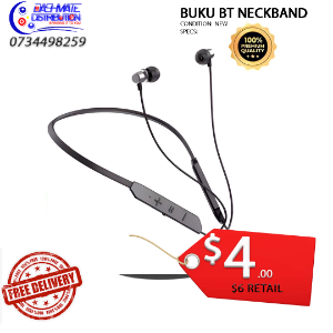 Buku neckband earphones
