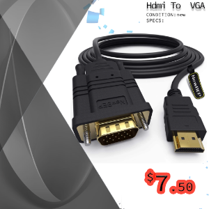 Hdmi to Vga cable