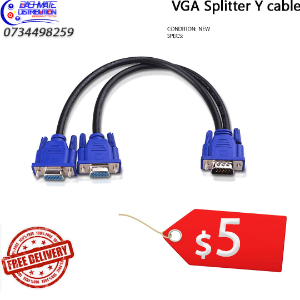 Vga splitter Y cable