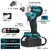 IA  impact cordless wrench set drill