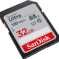 32gig sandisk camera memory card