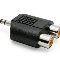 35mm jack to 2av female