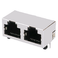 8p rj45 1x2 connector plug white