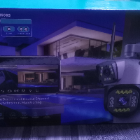 360? two optical sensors wifi camera