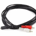 5m black Jack to av cable