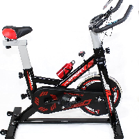 Indoor gym bicycle trainer