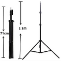 2.1m steel studio light stand BSL 200