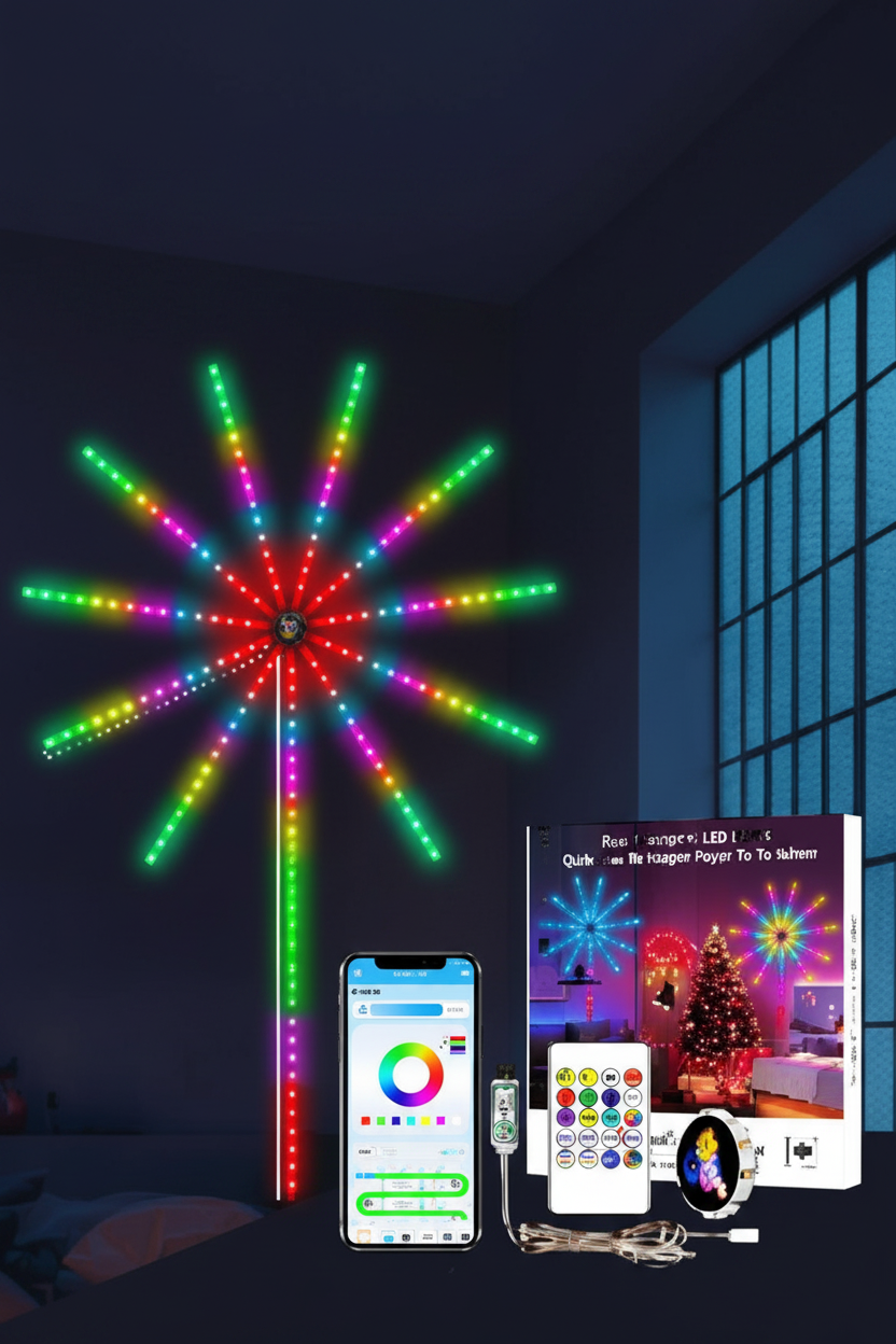 Fireworks strip RGB light – ddashmate.com