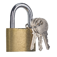 IAR tools H38mm iron padlock +3keys