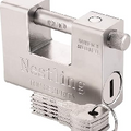 Kington rectangle brass padlock 100mm AY277-012