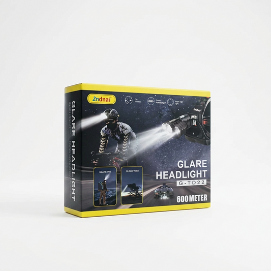 Andowl Q-TD22 solar headlight flashlight