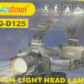 Andwol Q-D126  solar headlamp flashlight