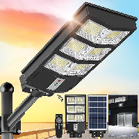 Chuangyu EJC 300w Double cup solar street light 3 heads