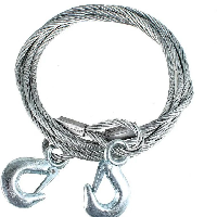 Metal towing rope 8mm x 4m