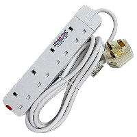 4way power king adaptor with usb port