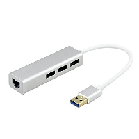 USB  hub with ethernet adapter 3.0 ports