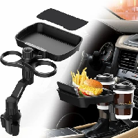 Drink cup base with food tray HB-H32063