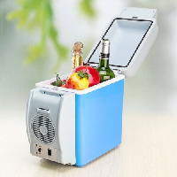 Portable electronic cooling and warming refridgerator