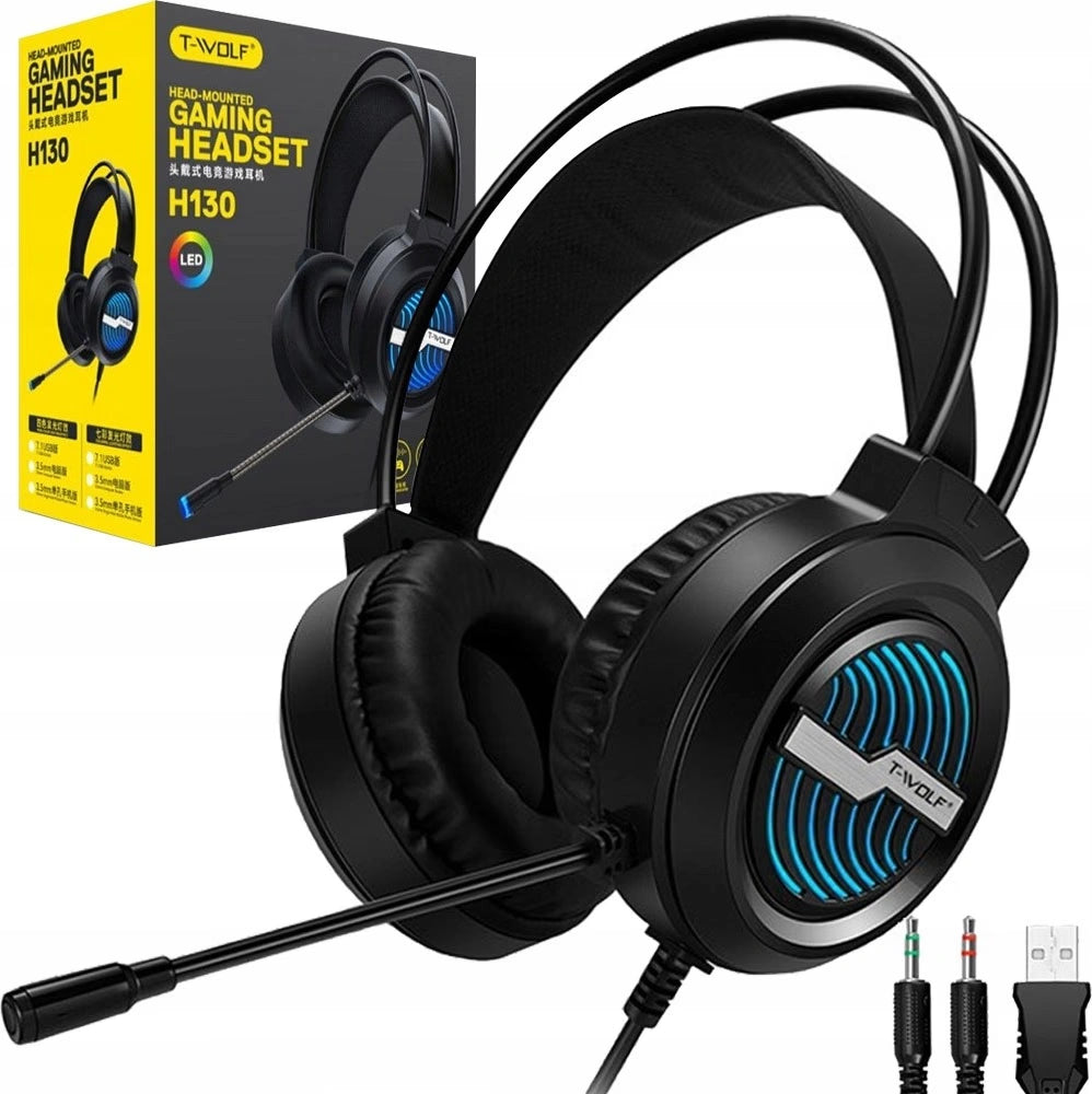 TWOLF head mounted gaming headset H130