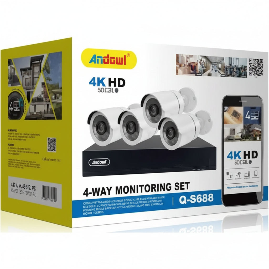 Andowl 4 way monitoring set camera Q-S688