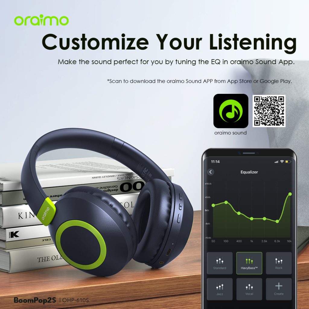 Oraimo boom pop 25 headphones OHD- 6105