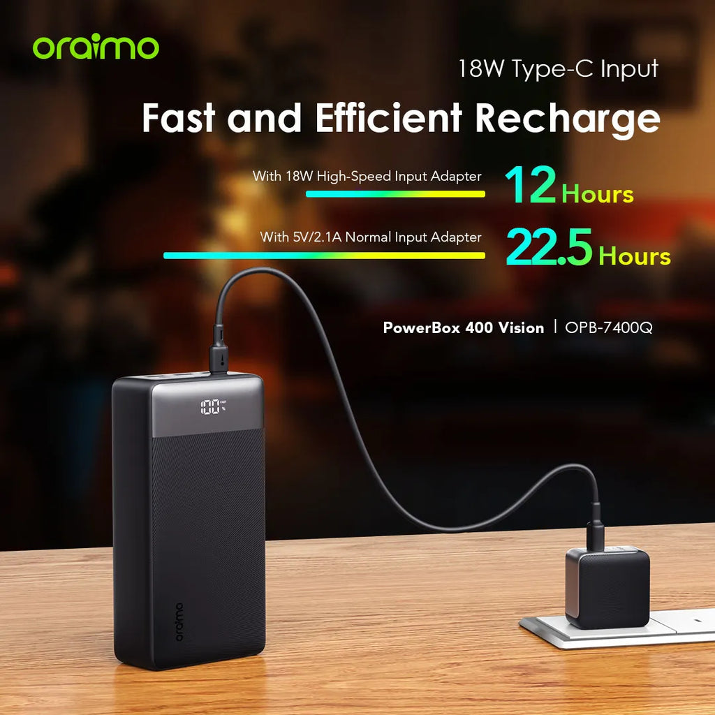 40 000mah oraimo power bank