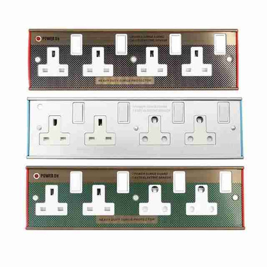 Metal surge protector extension adapter