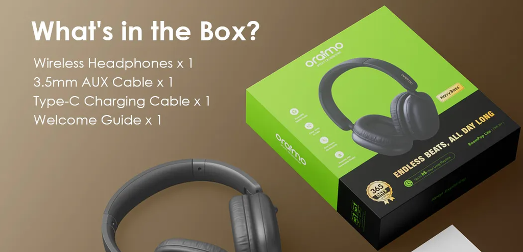 Oraimo headphones boom pop lite OHP - 317