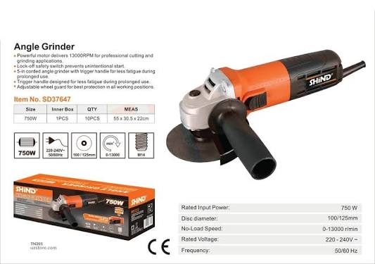 Shind 950w angle grinder 34112