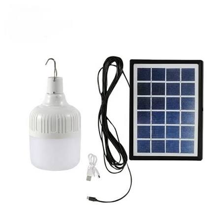 Rainbow solar rechargeable light lamp 80w