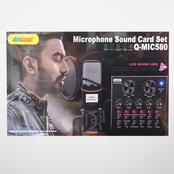Microphone sound card set MIC580