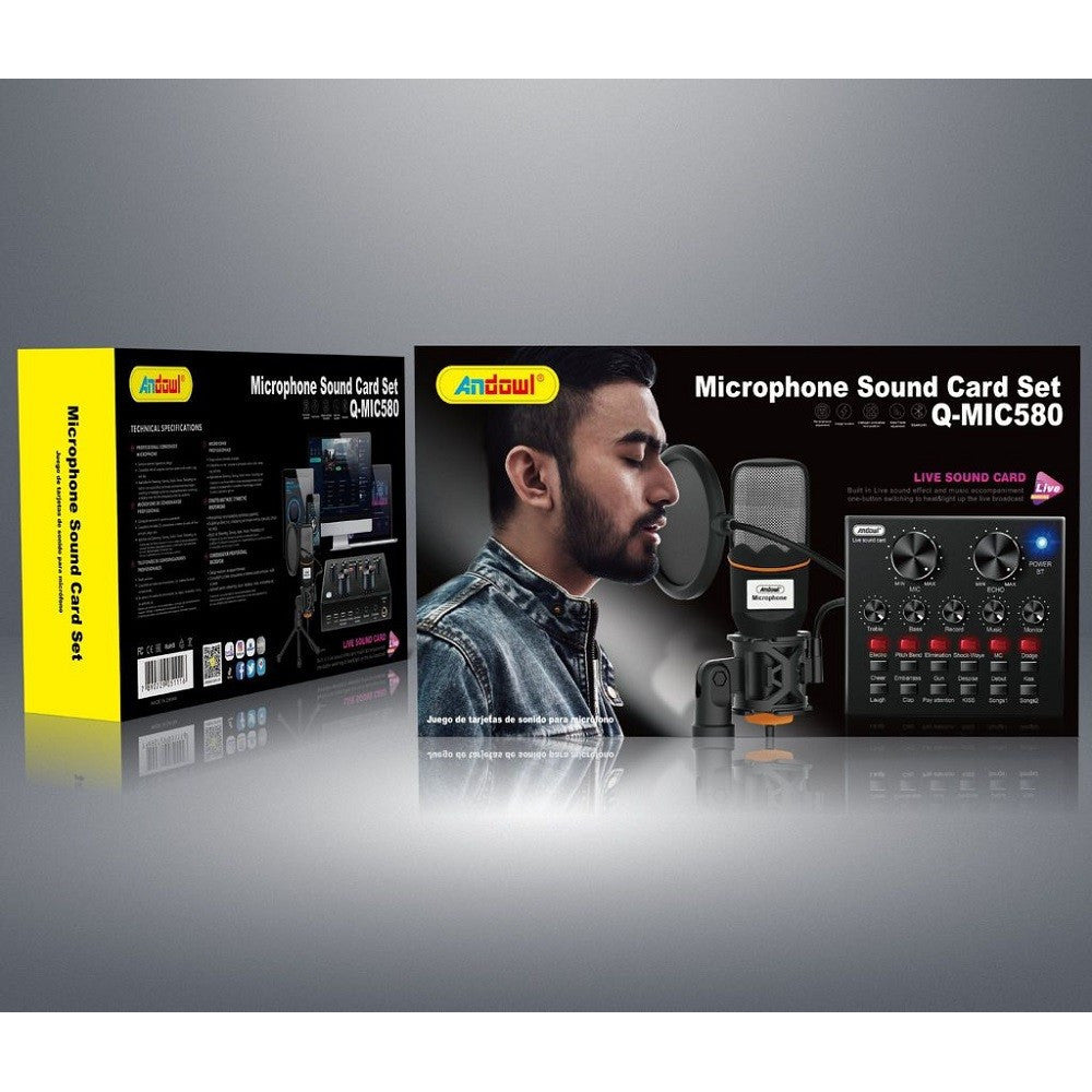 Microphone sound card set MIC580