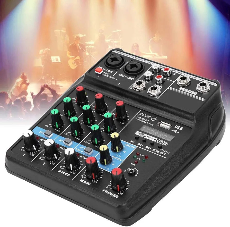 Andowl 4 channel mixer Q-SK740