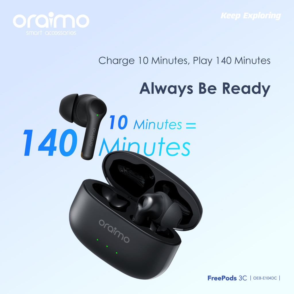Oraimo tailor earpods and sound E104DC