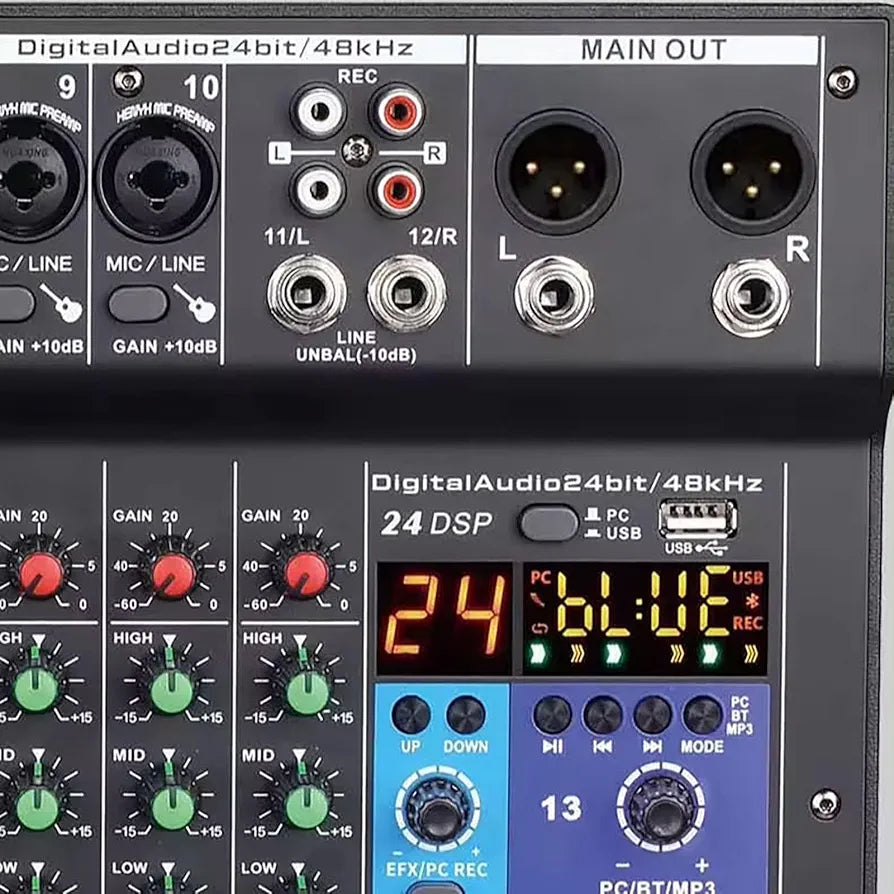 A12 professional 12 channel Mixer