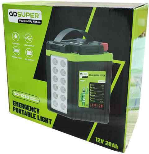GD super GD - 1220 12v solar light