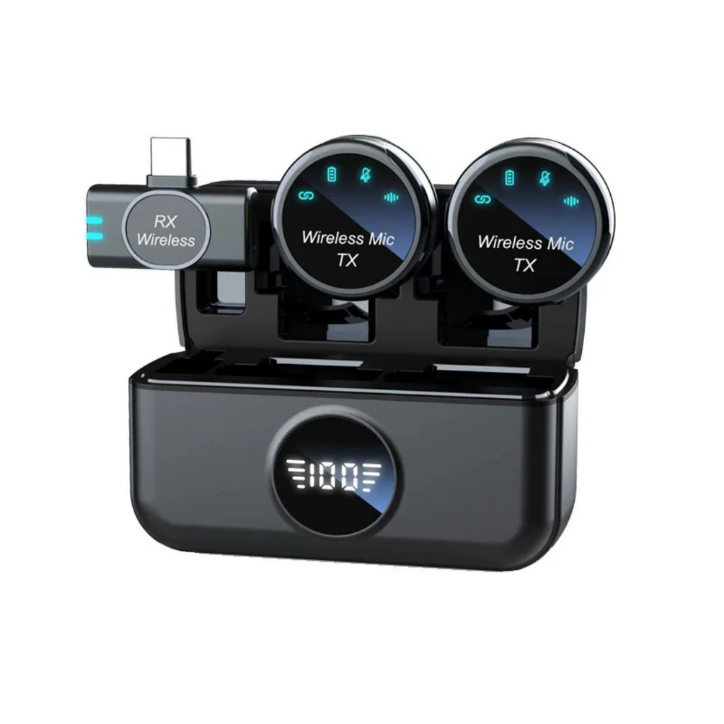 S5 wireless lapel mic for outdoor live streaming