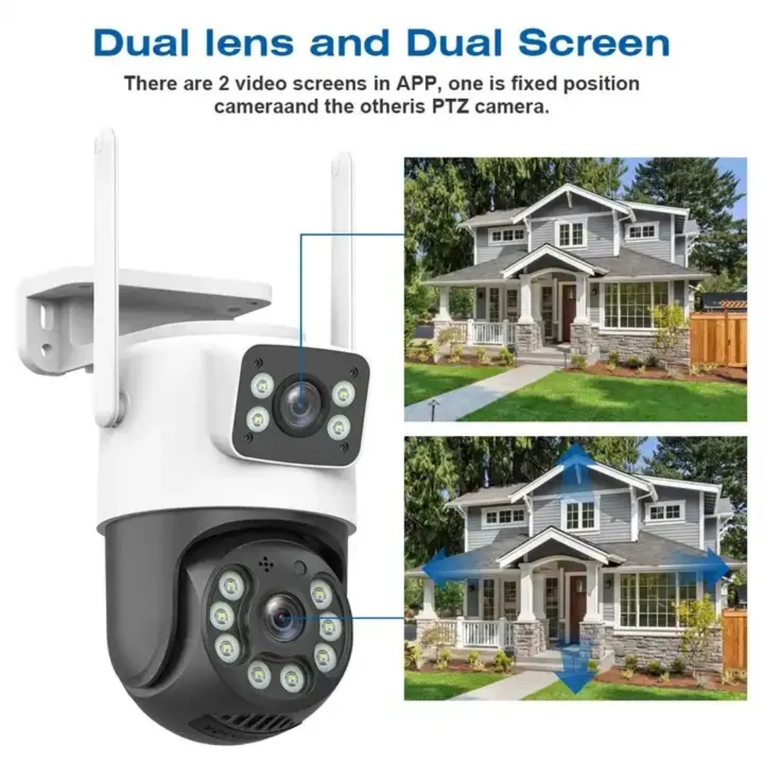 Wifi camera dual lense Q08-C2L